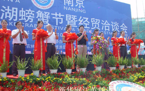 2009固城湖螃蟹走进央视广告，高淳螃蟹走向全国